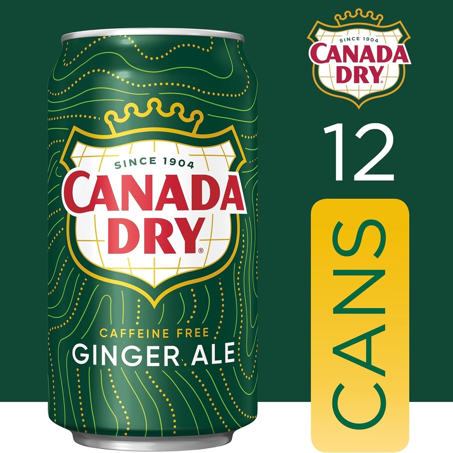 Ginger Ale Soda, 12 fl oz cans, 12 pack