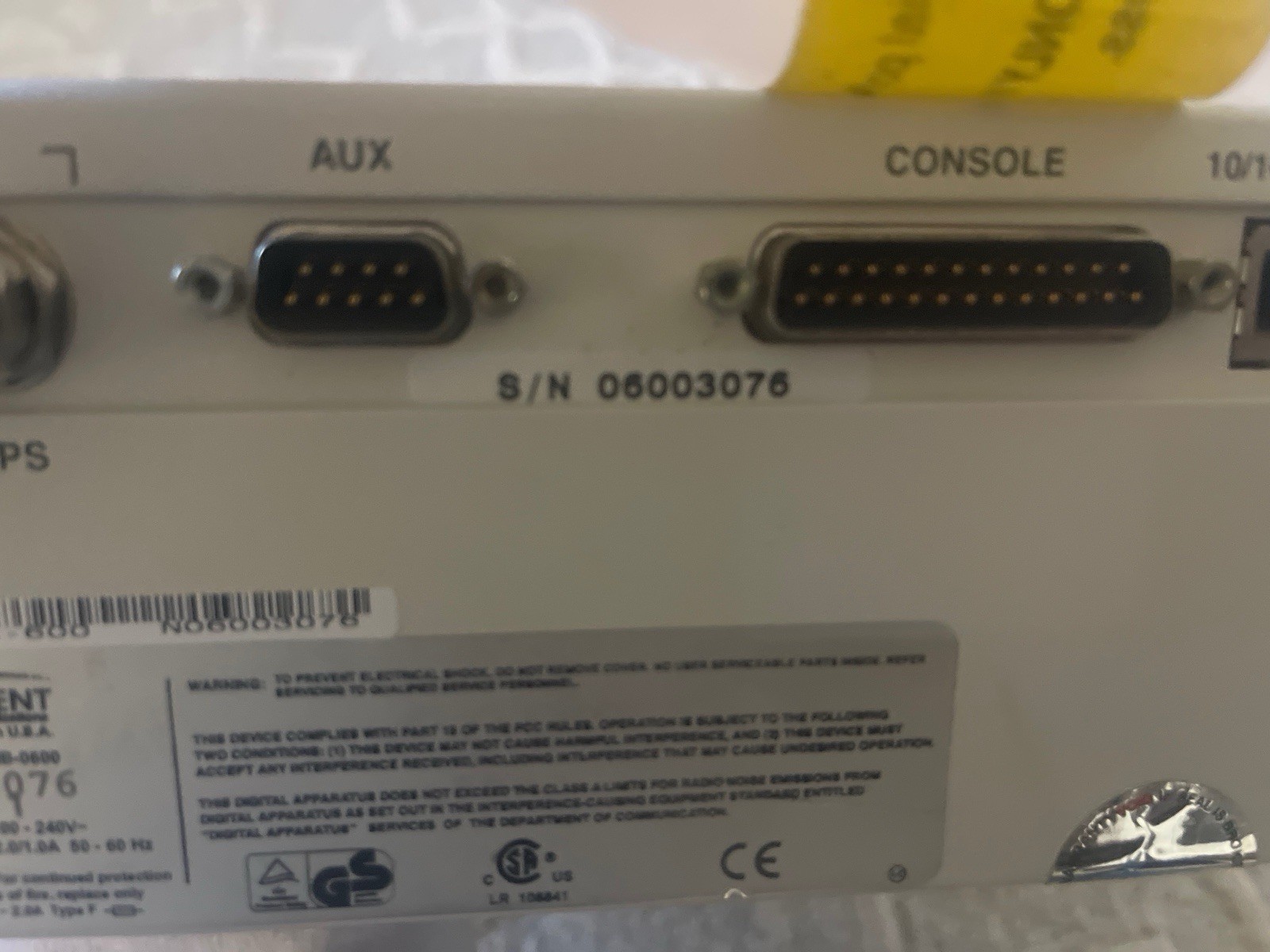 Spirent SmartBits 600 SB600-A Network Analyzer w/ 2x LAN-3320A Modules