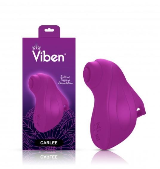Viben Ultimately Pleasurable Carlee Tapping Finger Vibe Berry, New