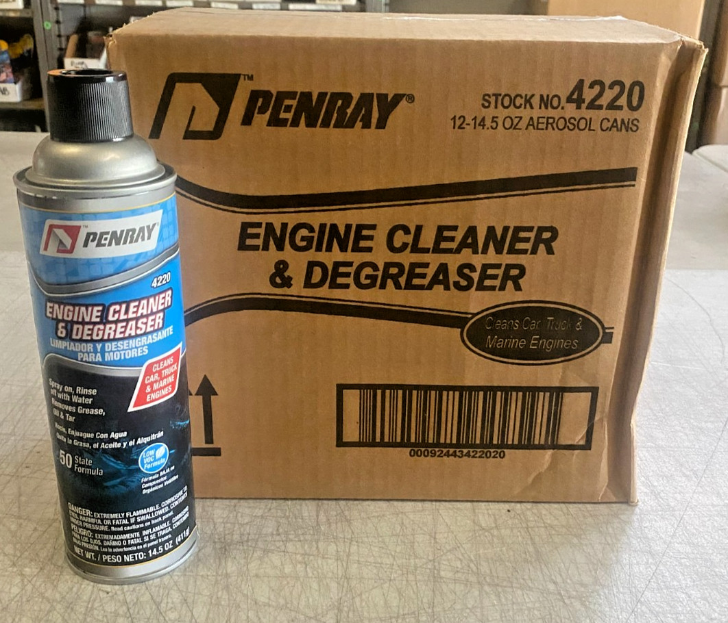 Penray 4220- Engine Cleaner and Degreaser- 14.5-Ounce Aerosol Can, Case of 12