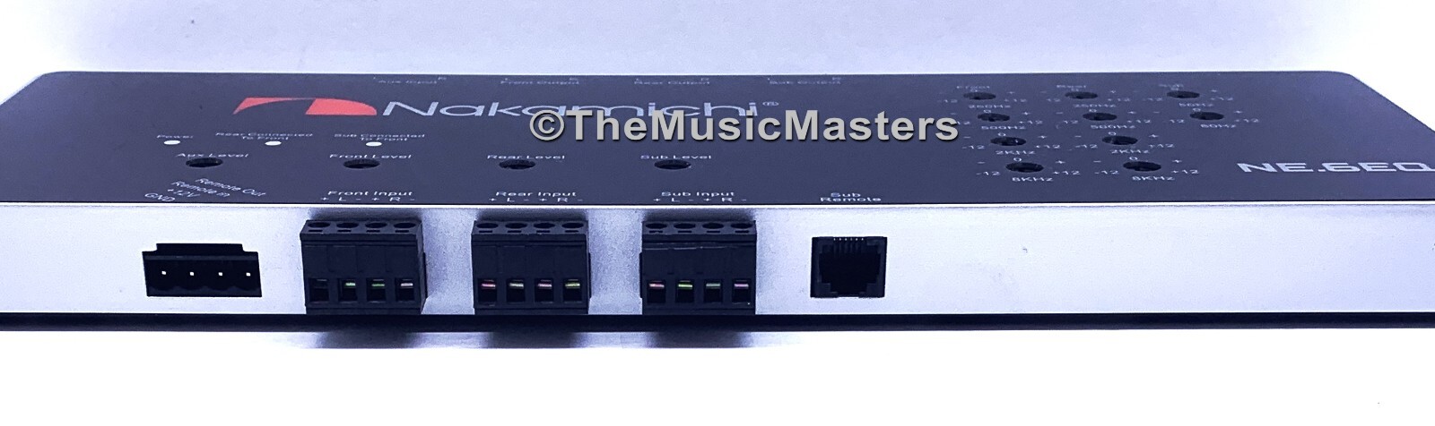 Nakamichi NE6EQ Car Audio EQ 6 Band Equalizer Electronic Sub Crossover Network