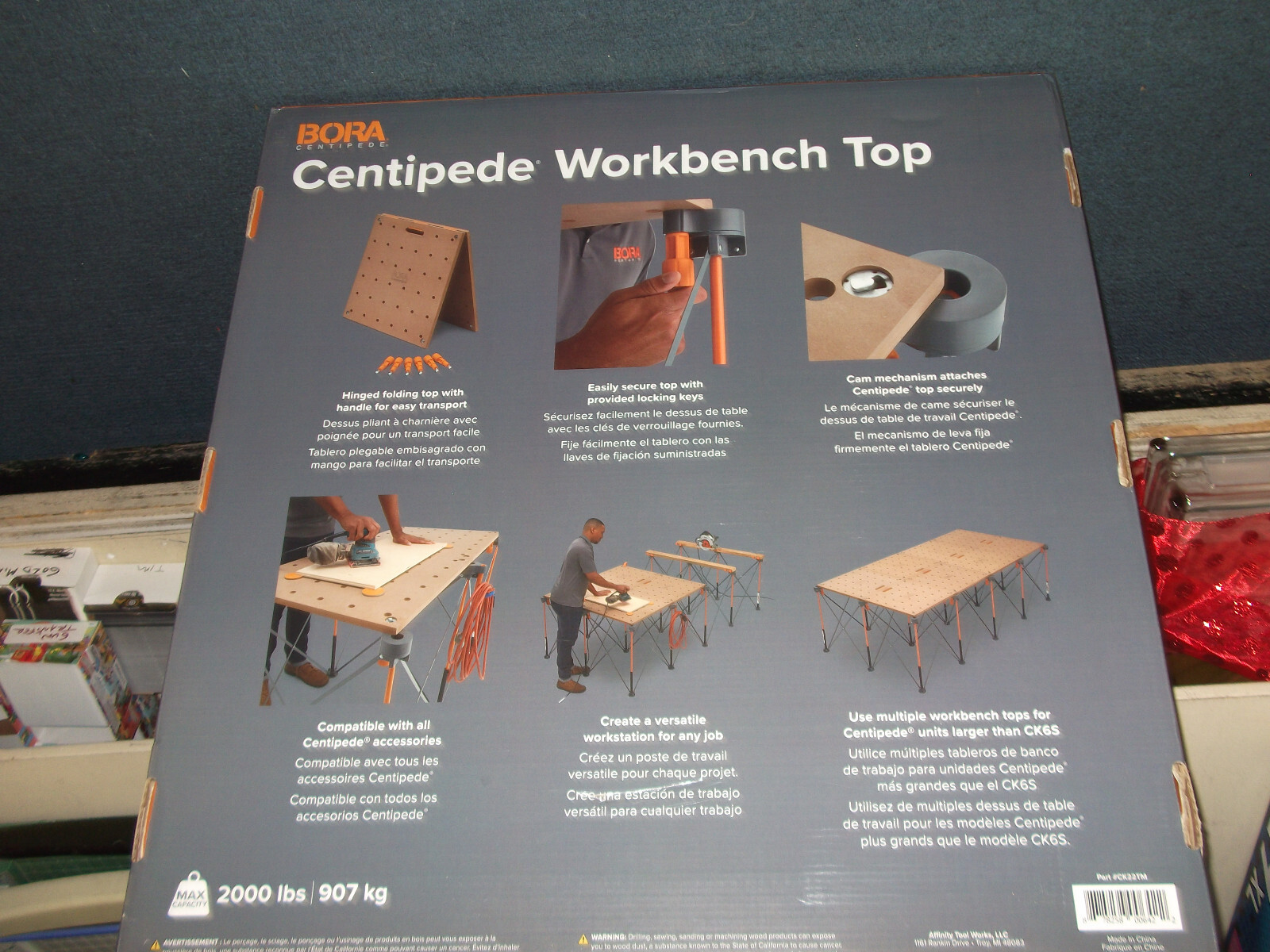 Bora Centipede Workbench Table Top For Bora Centipede Work Stand Saw Horses - 24