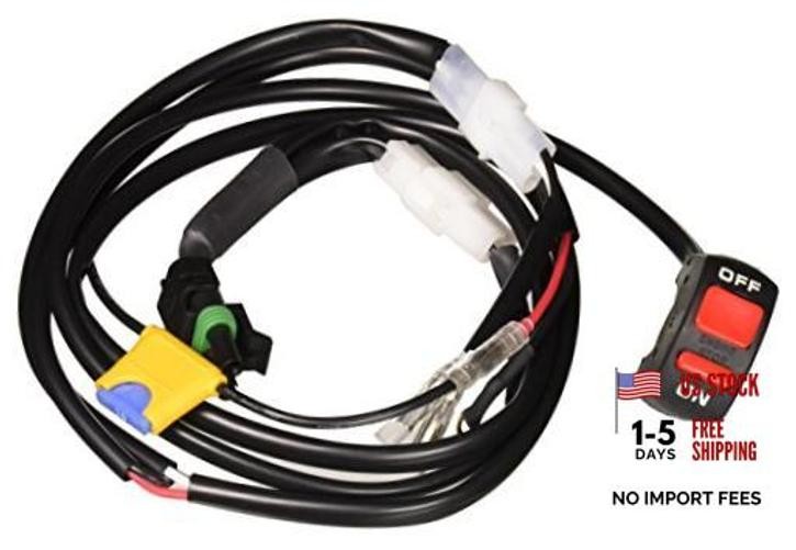 , 611049, Wiring Harness & Switch, Black, Off Road Bikes (Universal), Single
