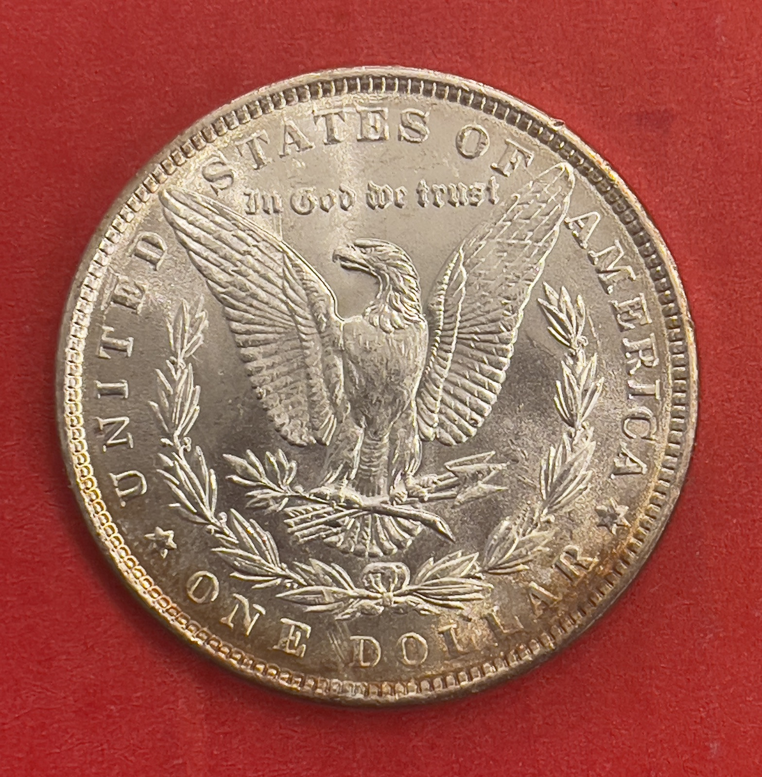 1886 P Morgan Silver Dollar, Gem Uncirculated.
