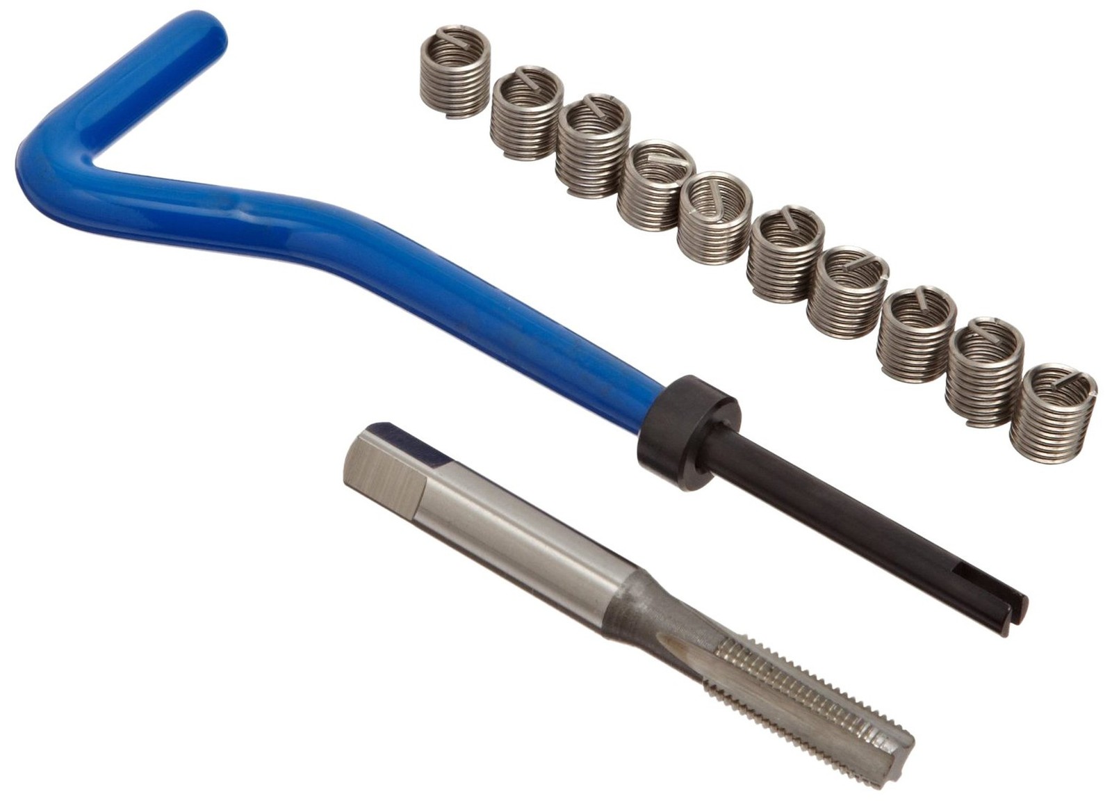 E-Z Lok EK20820 Helical Threaded Insert Kit, 304 Stainless Steel, 1/4"-20 Thr...