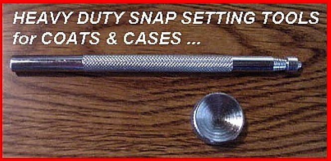 Just the Setting Tools for Lign24 LEATHER SNAP FASTNER