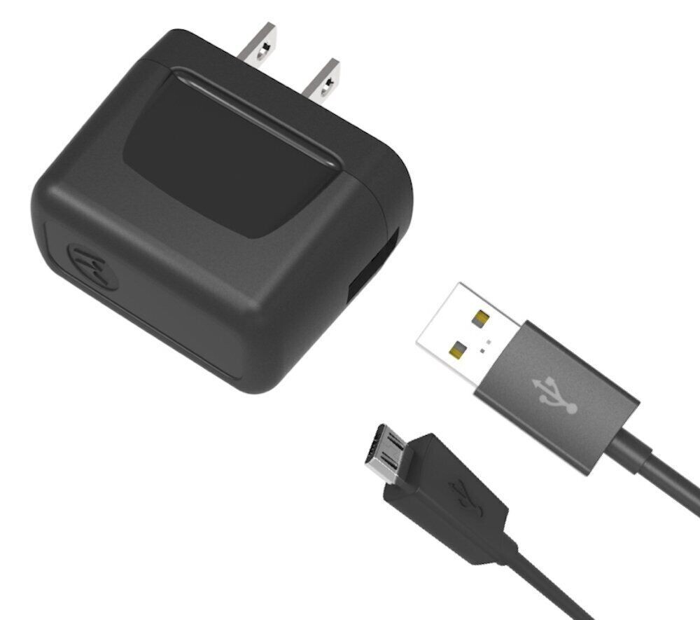 NEW 4W Motorola USB Wall Charger w/ Micro USB Data Cable SPN5504A SKN6461A