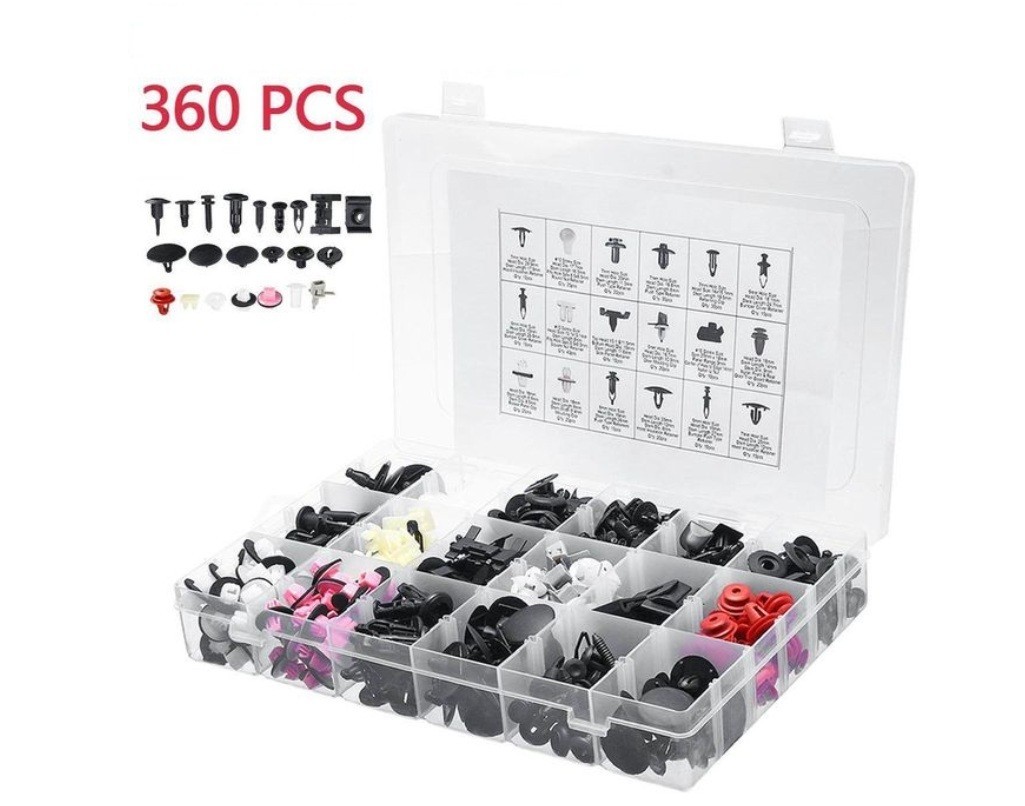 For Toyota / Lexus Trim Clips Retainer Bumper Body Fastener Assortment 360 PCS