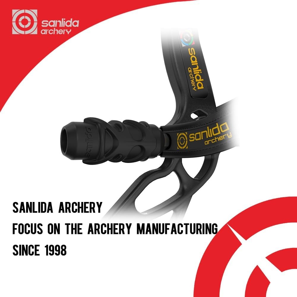 sanlida Archery Dragon X9 Stabilizer Bow Riser Extension Dampener, Easy Disconne