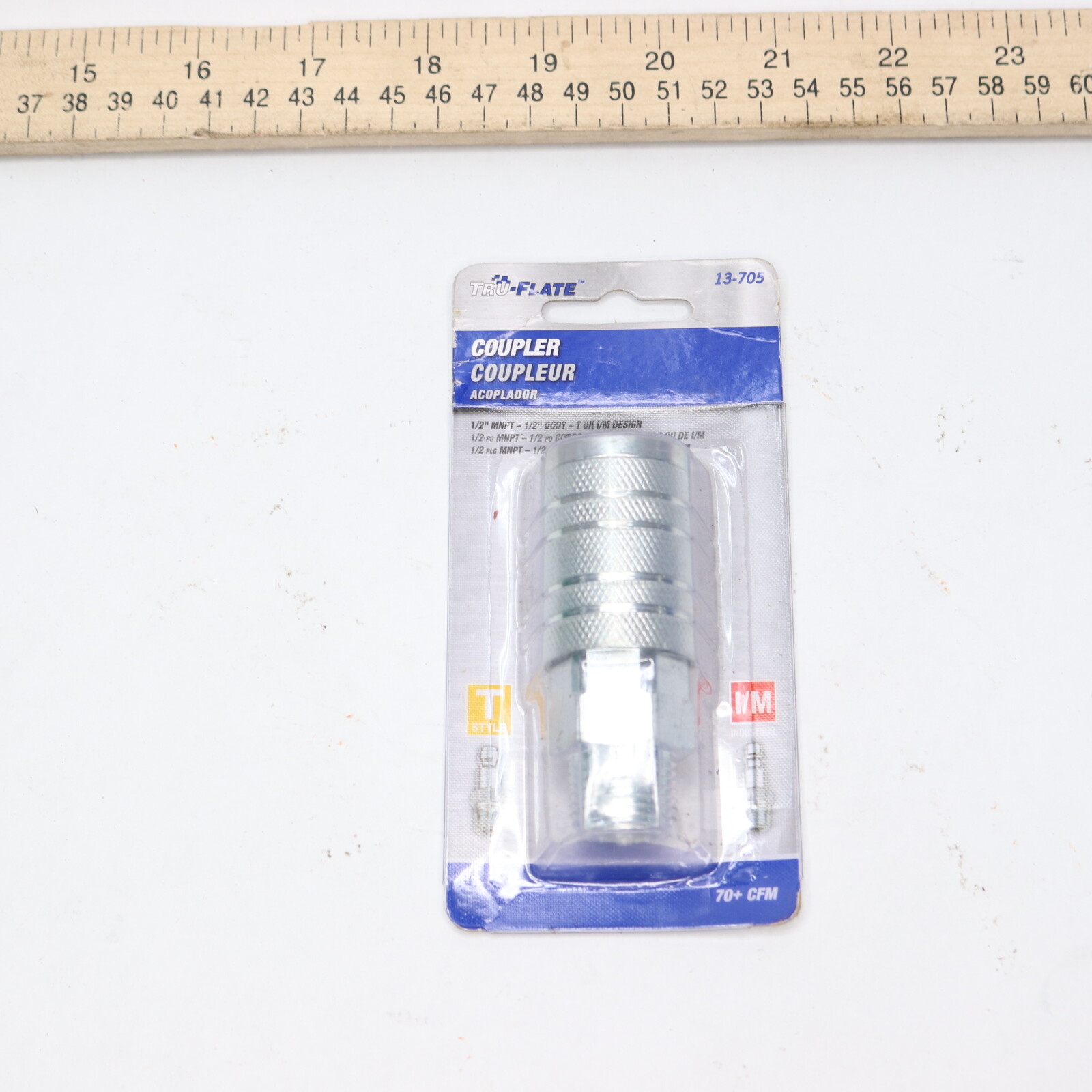 Tru-Flate Coupler 1/2" Male NPT 13-705