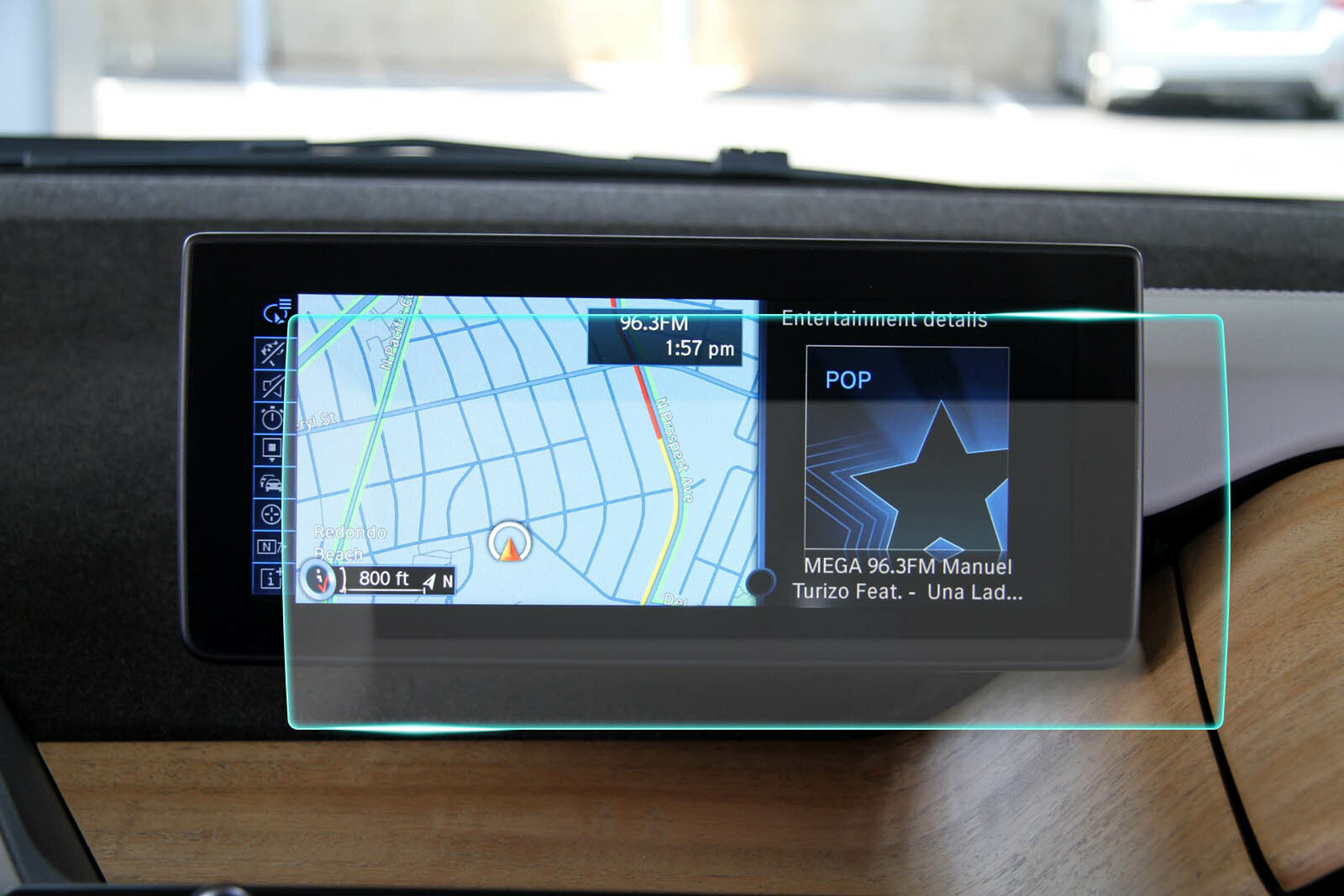 Crystal Clear Screen Protector for 2015 BMW i3 Vehicle Navigation