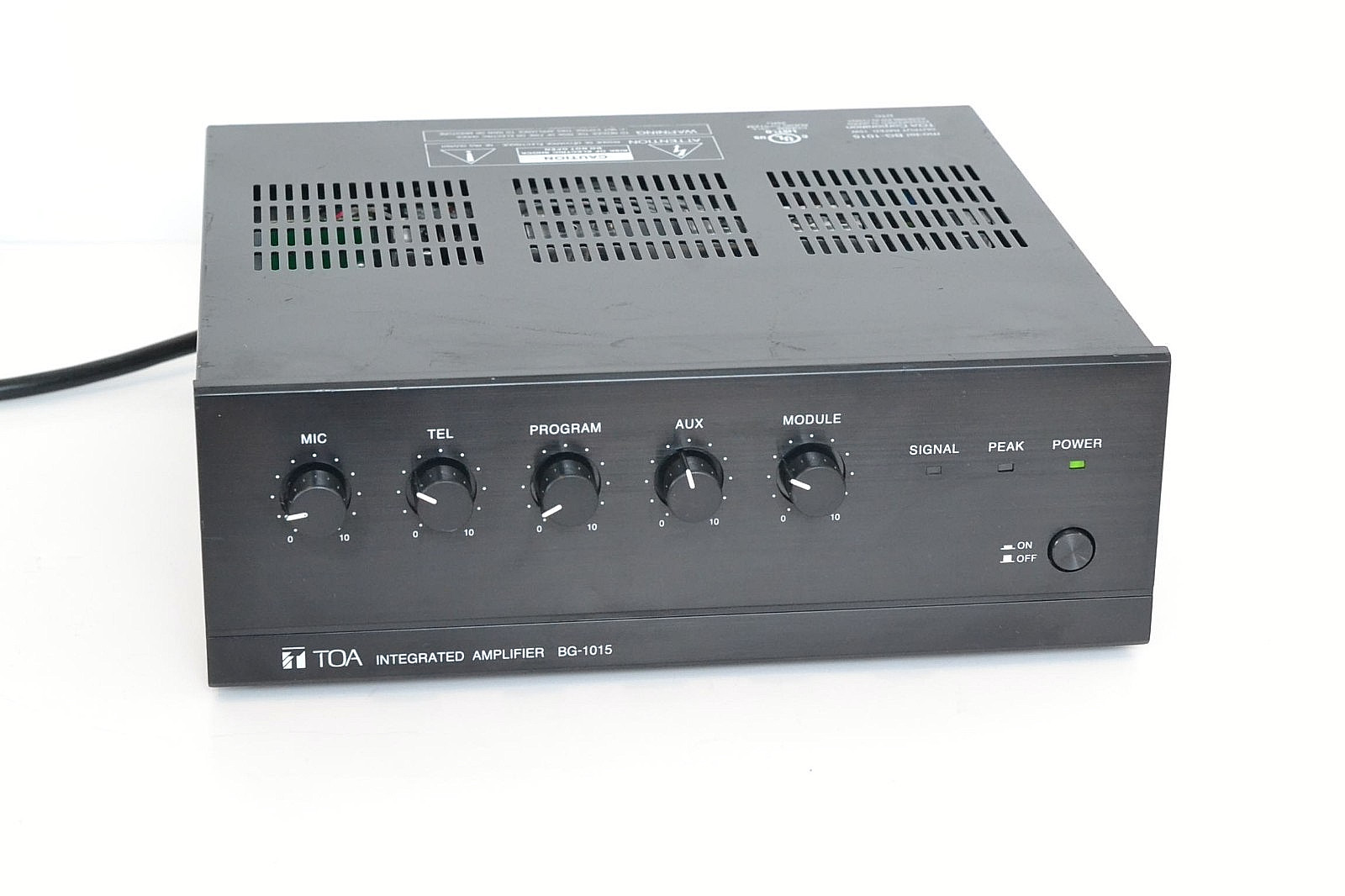 TOA BG-1015 Integrated Amplifier 5 Channel Mixer 15W - TESTED!
