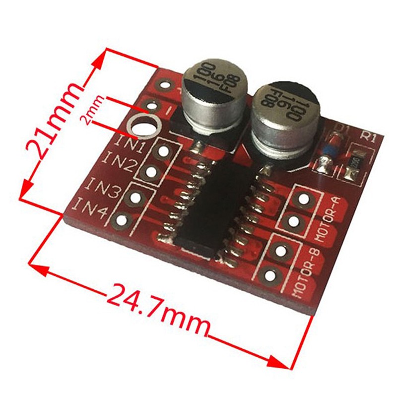 Dual Channel DC Motor Driver Mini Module PWM Speed Control Beyond L298N  Jf