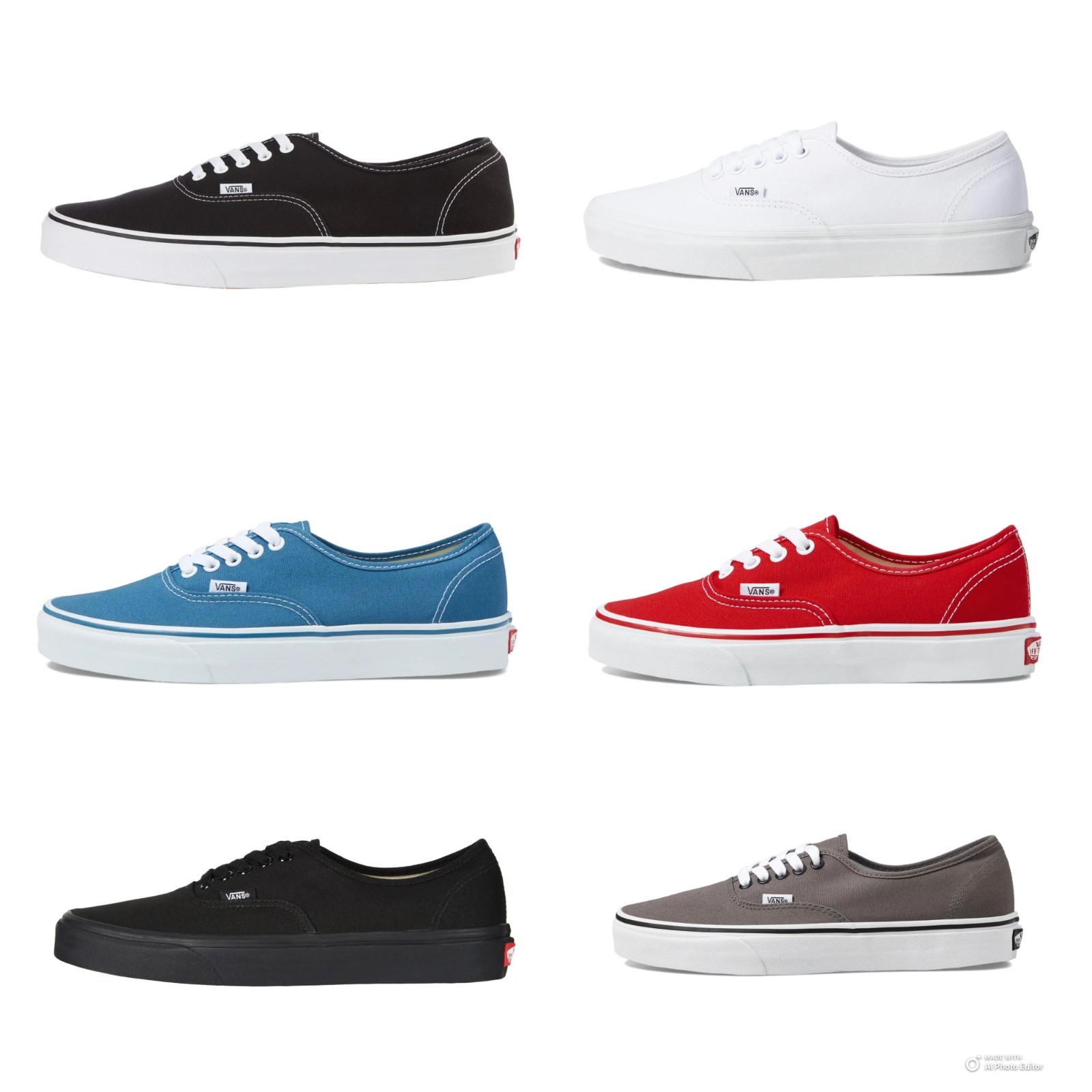 Vans Authenitc Classic Canvas Shoe Men/Women unisex Skateboarding shoe