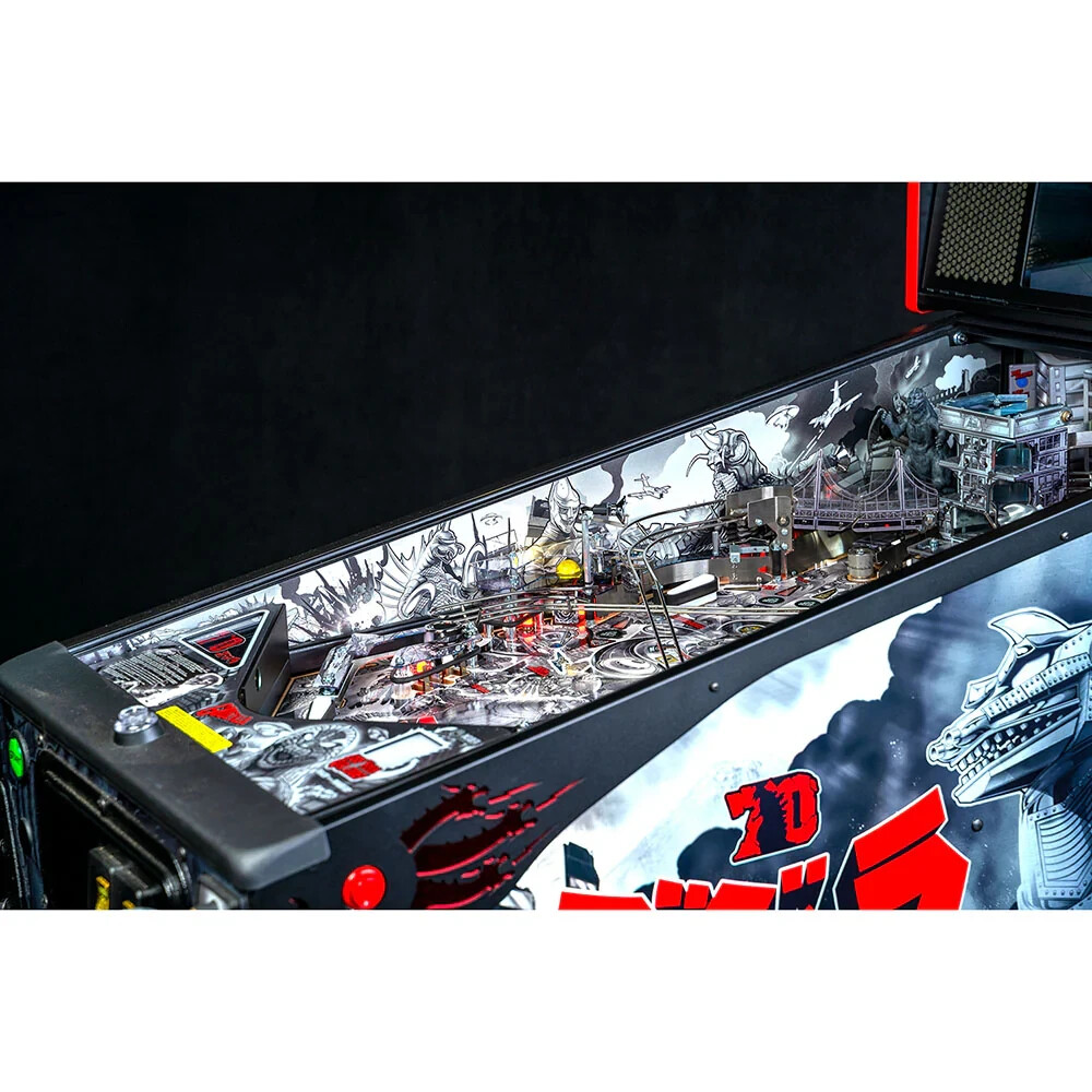 Godzilla 70th Official Stern Inside Art Blades Pinball Machine  Panel Artblades