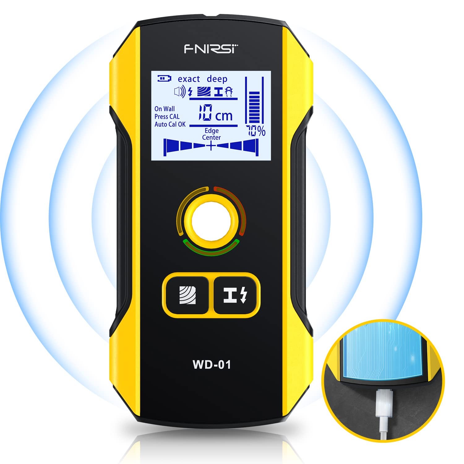 FNIRSI Stud FinderWall Scanner 6in1Electronic Wall Wood StudFinder,Wall Detector