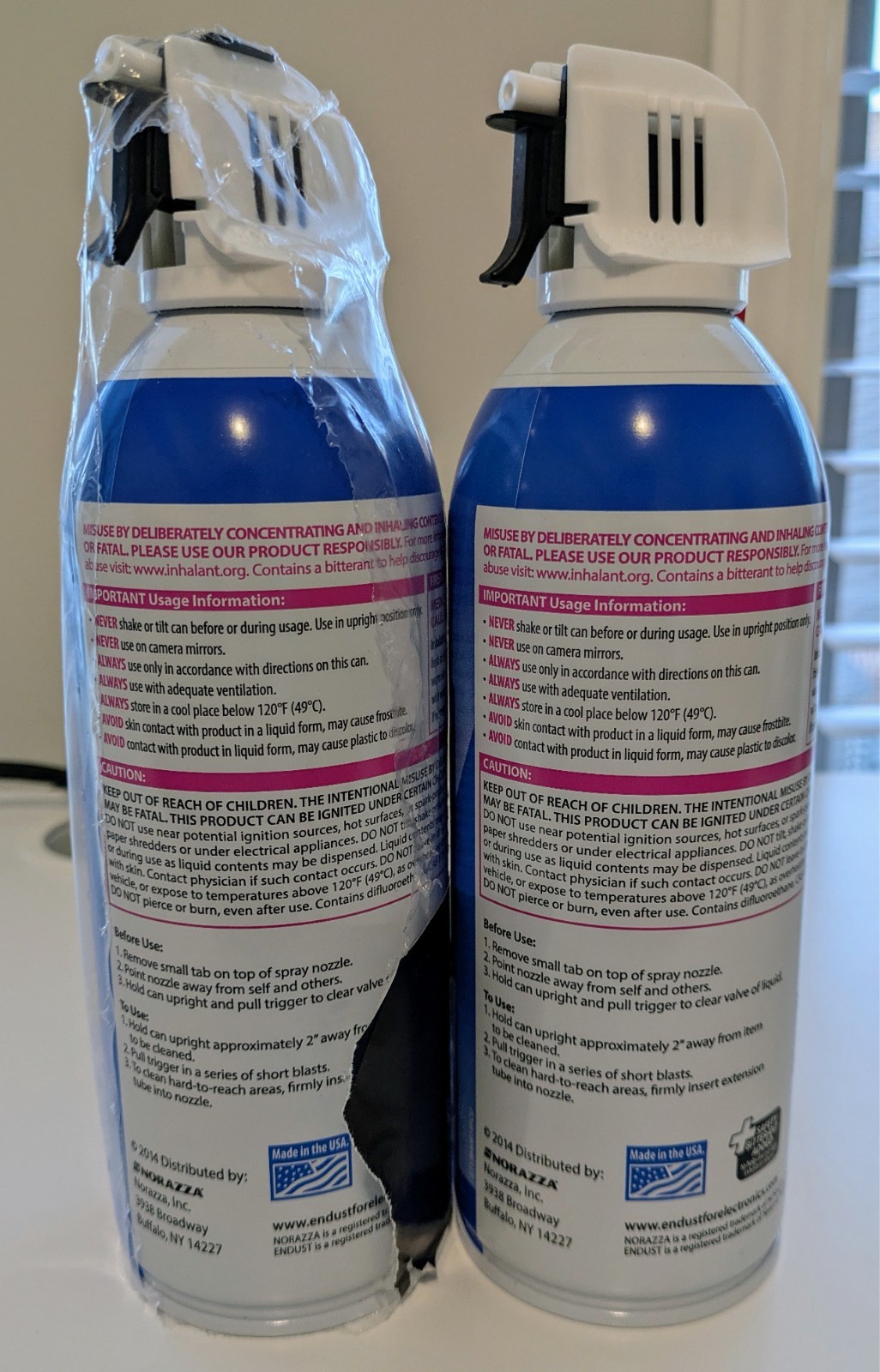 Endust Canned Compressed Air Multi-Purpose Duster