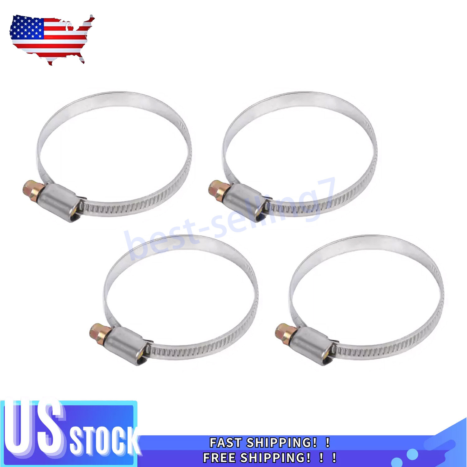 New Narrow Band 9mm Steel Hose Clamp 40-60mm HC40-60/9 USA
