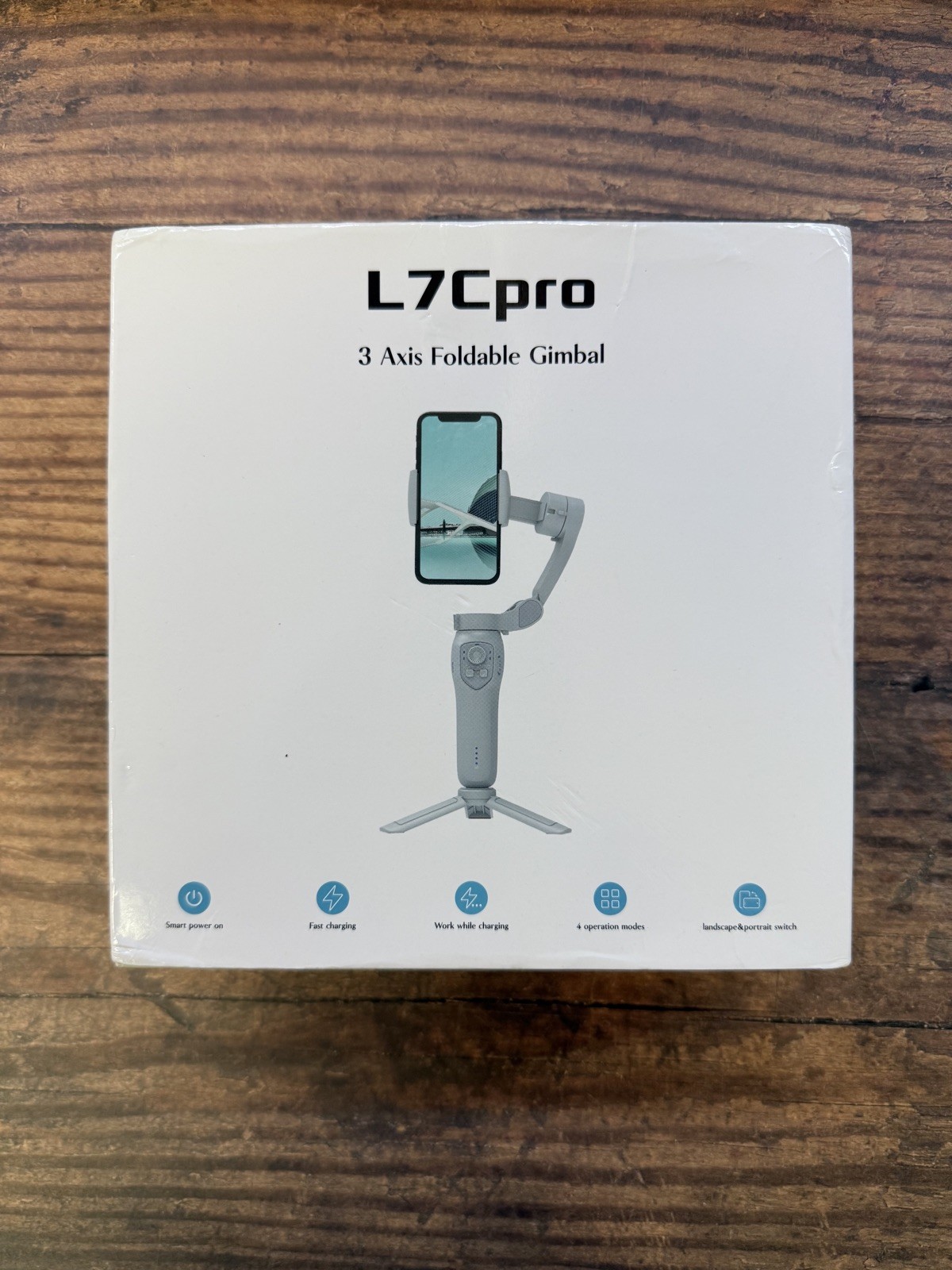 L7C Pro 3Axis foldable Smartphone Gimbal – Open box Free shipping