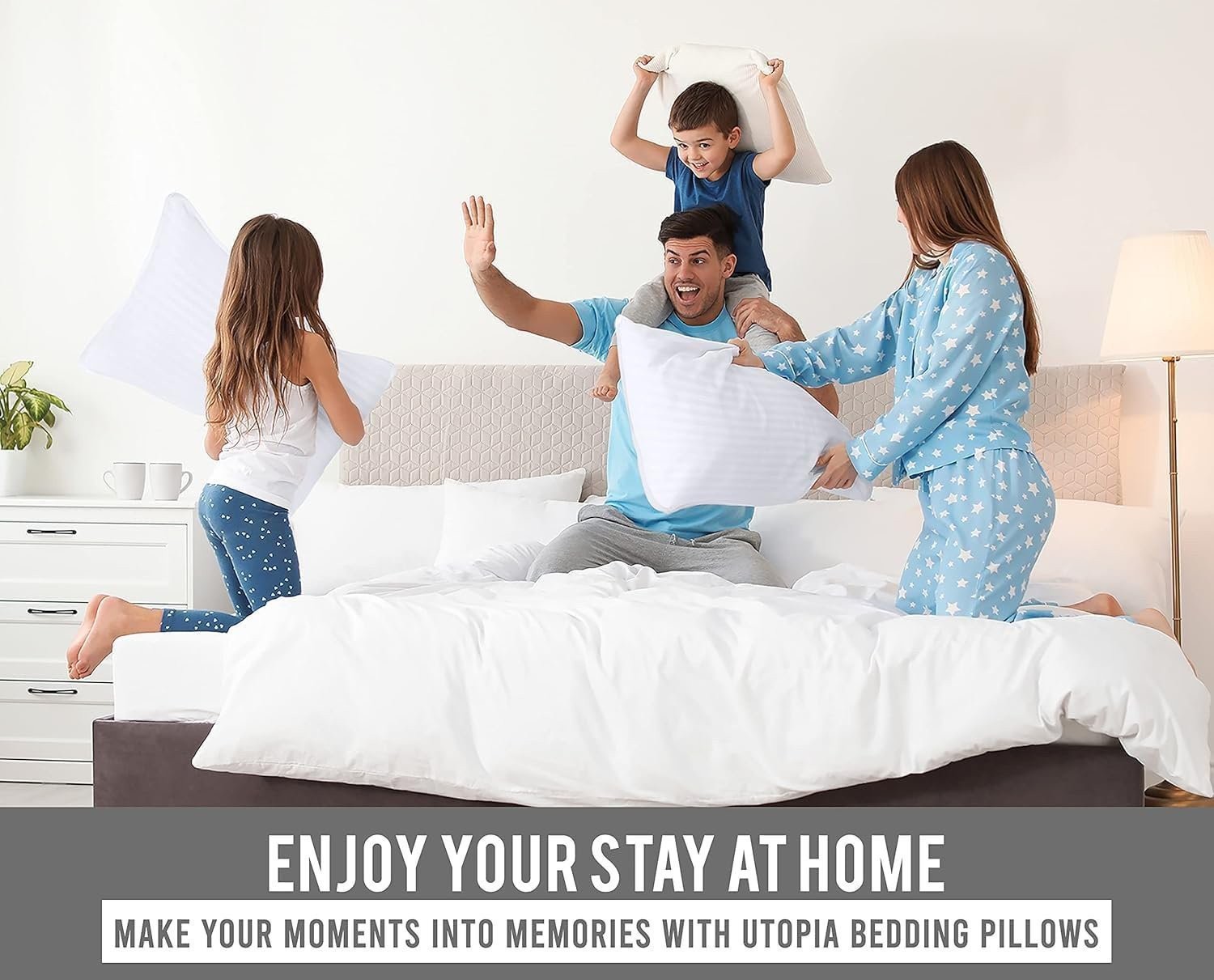 Utopia Bedding Premium Hotel Quality Bed Pillows Cooling, Plush Support for...