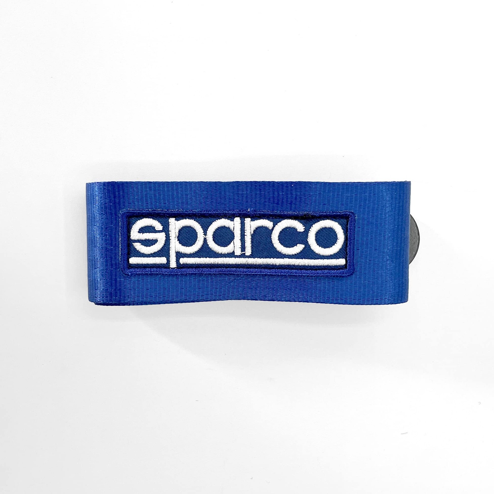 Sparco 01638AZ Blue FIA Tow Strap Red Polyester 6,600 lbs Load Universal