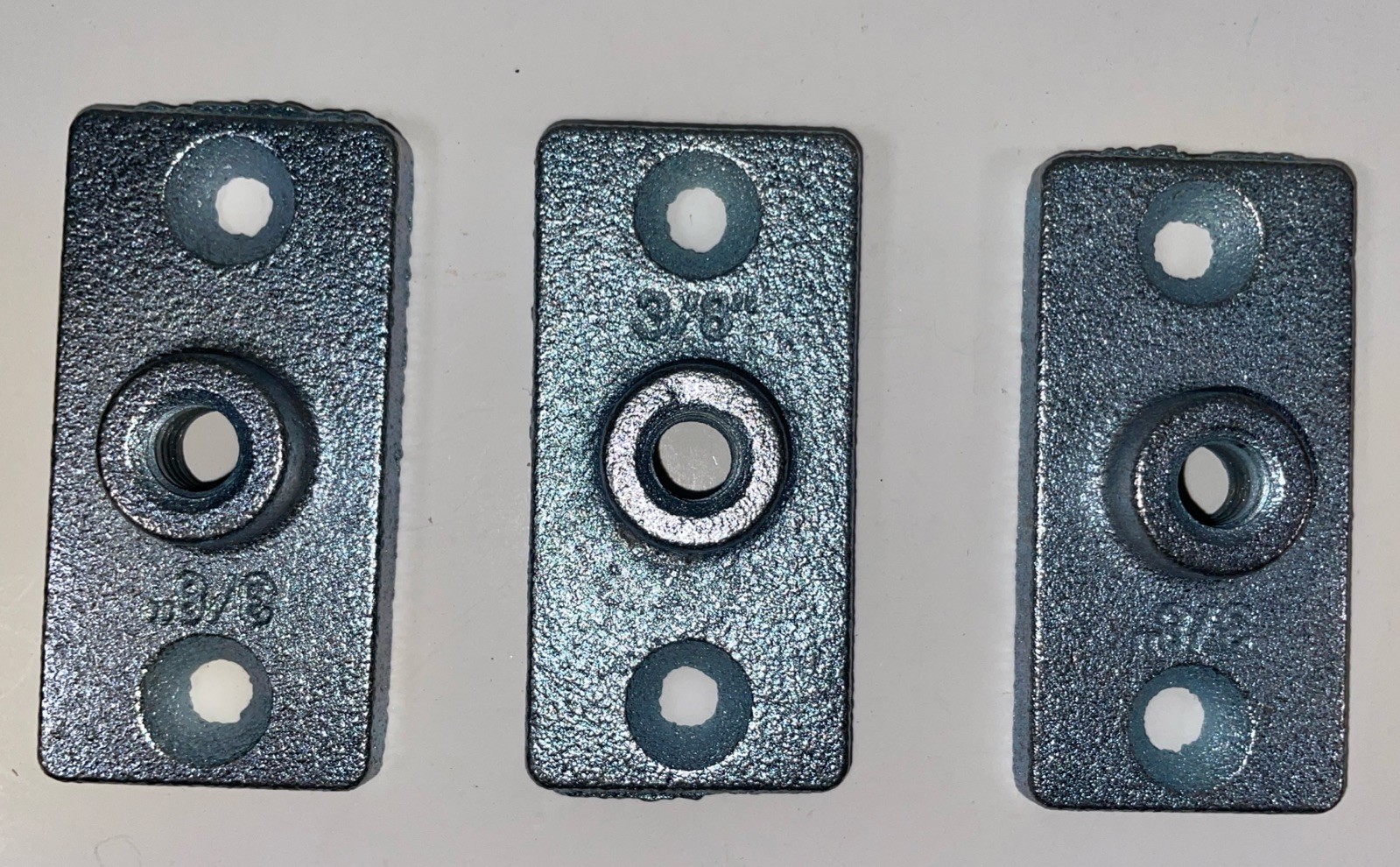 3/8 Pipe Hanger Ceiling Flange Hanger 3 PCS Ceiling Flange Hanger Plate for 3/8"