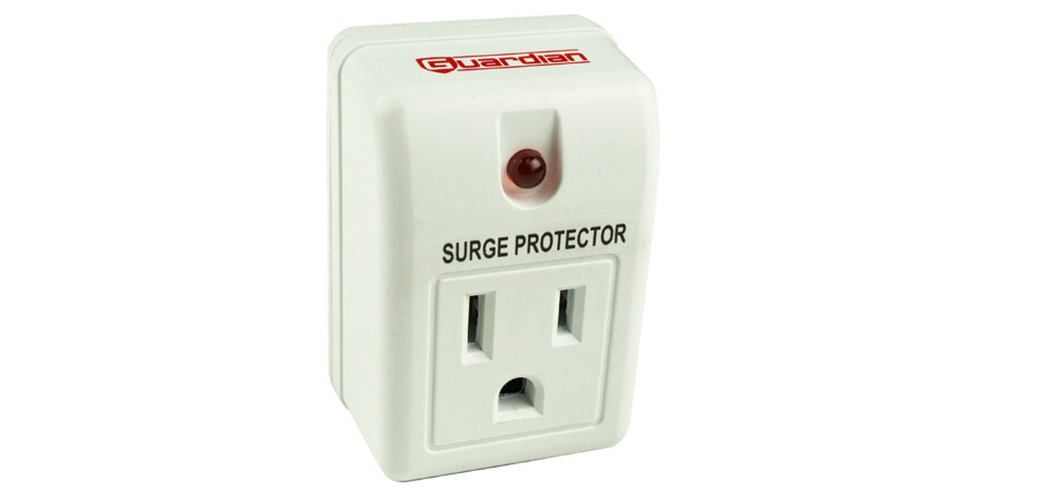 Guardian GSP1 450J/1875W 15A Single Outlet Surge/Spikes Protector