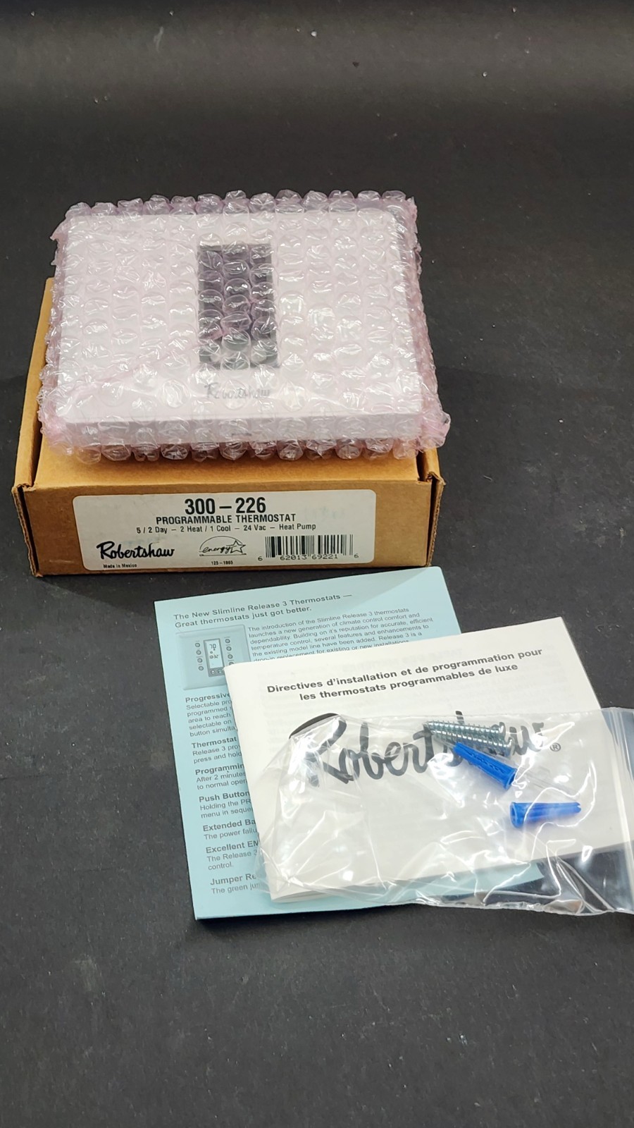 Robertshaw Thermostat Digital Programable Part 300-226