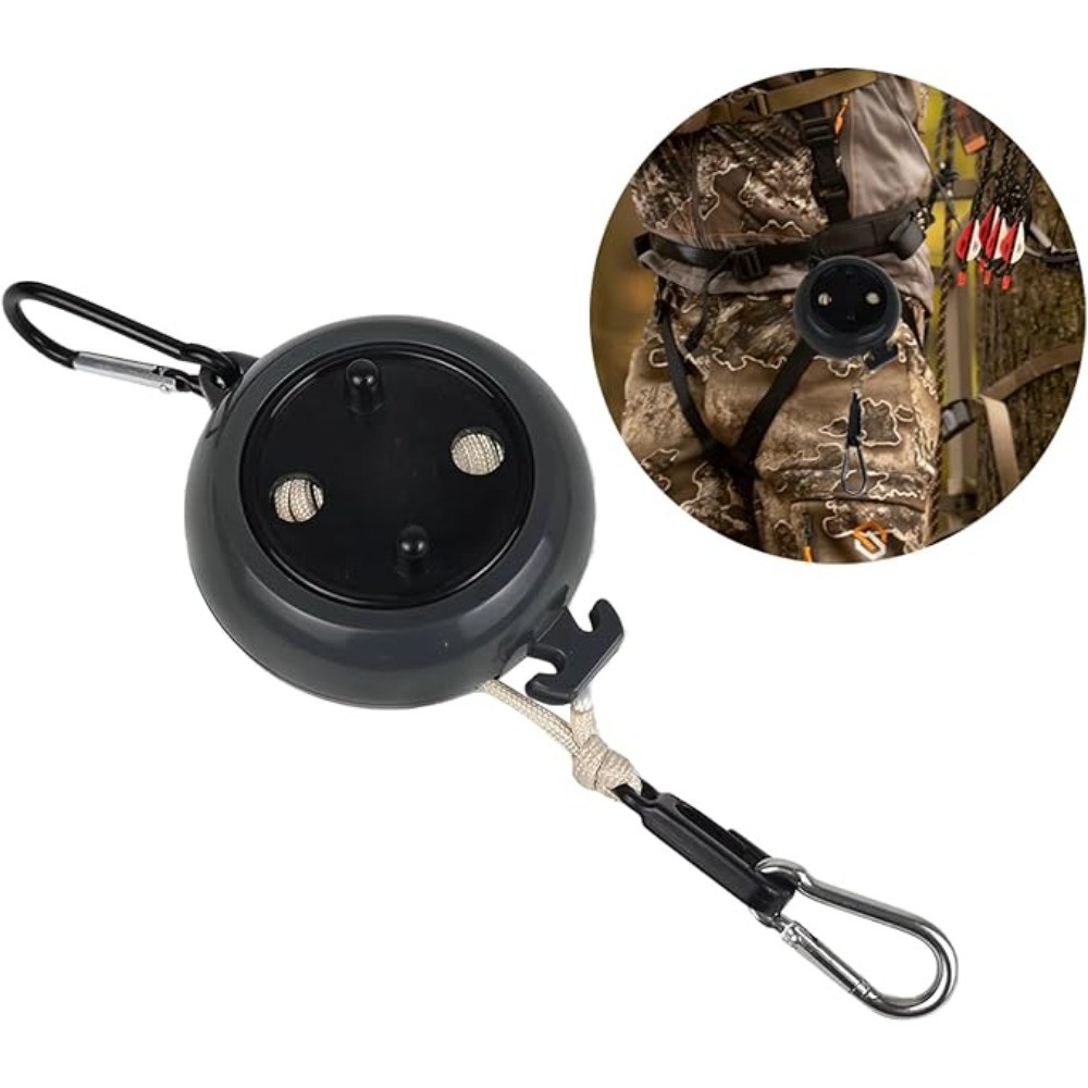 110 LB Retractable Rope Gear Hoist Hunter Safety System Quick and Easy Bow 33FT