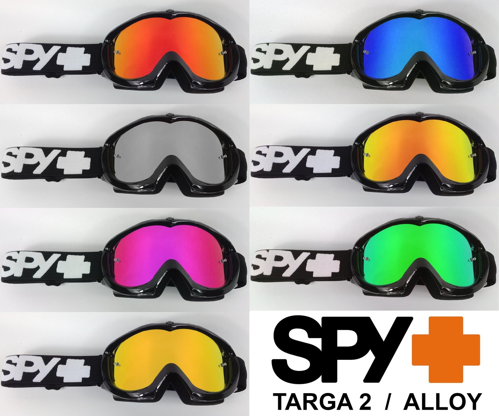 GOGGLE-SHOP REPLACEMENT MIRROR LENS for SPY TARGA 2 / ALLOY MOTOCROSS MX GOGGLES