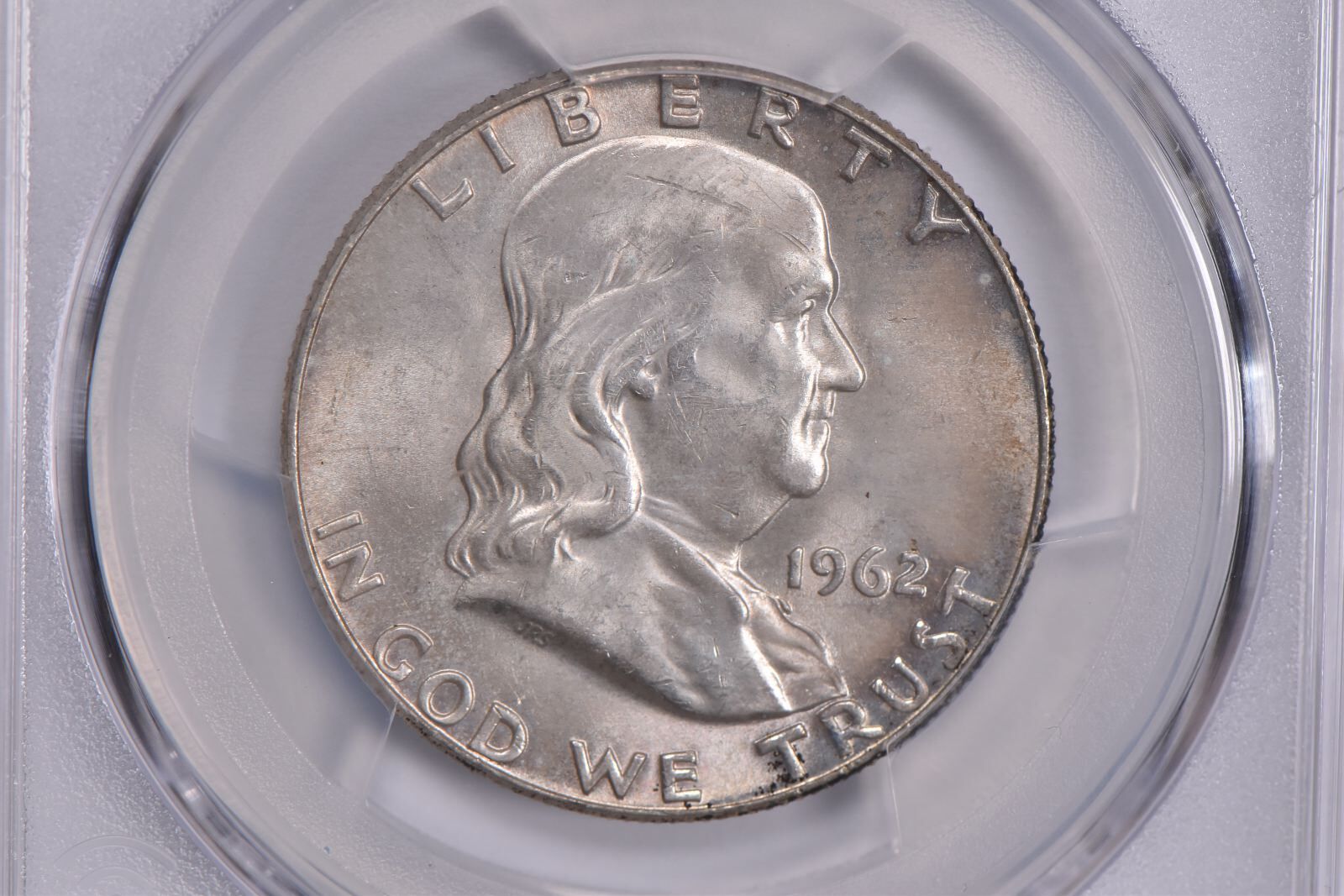 MS64 FBL 1962-D Franklin Half Dollar PCGS Blue Label