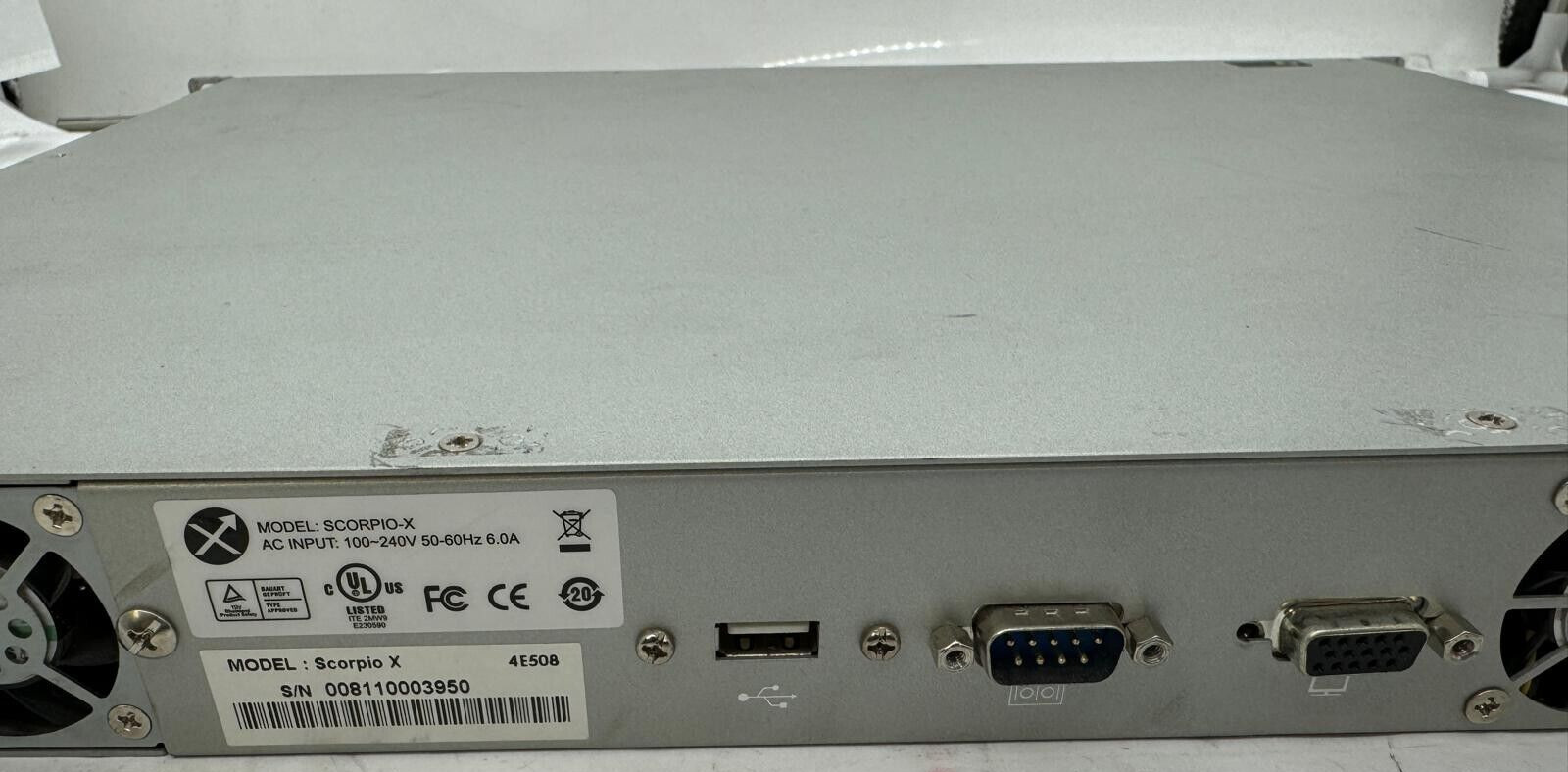 Celestix WSA SSL VPN Appliance Scorpio X 4D508 Security Rackmounted