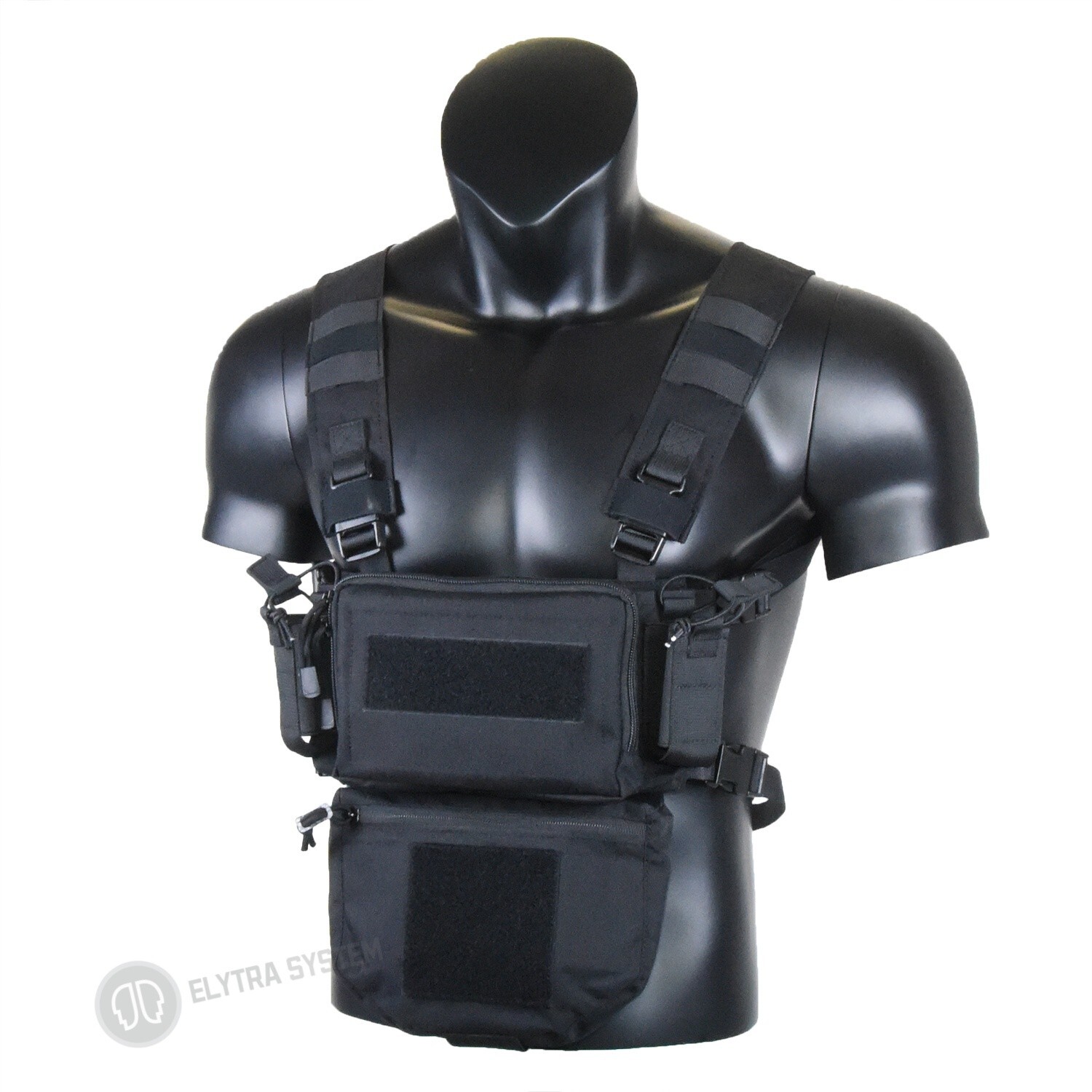 Classic D3 Style Tactical Gear Chest Rig Set with Dangler Pouch
