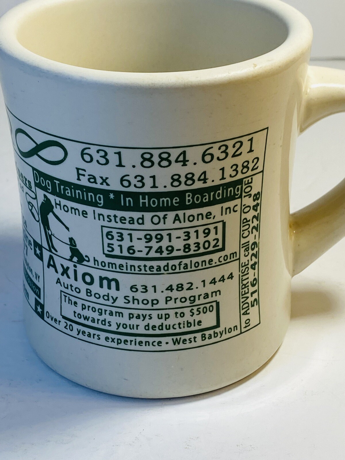 The Infinity Diner West Babylon NY Stoneware Coffee Mug