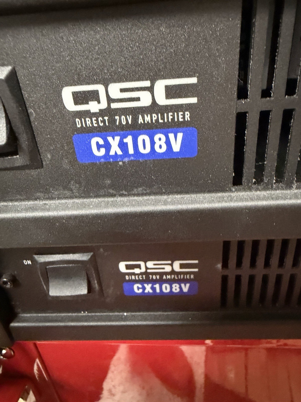 QSC CX108 8-Channel Power Amplifier Tested Working Great