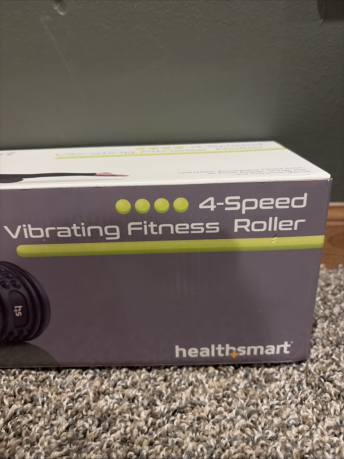 HealthSmart 4-Speed Vibrating Exercise Roller