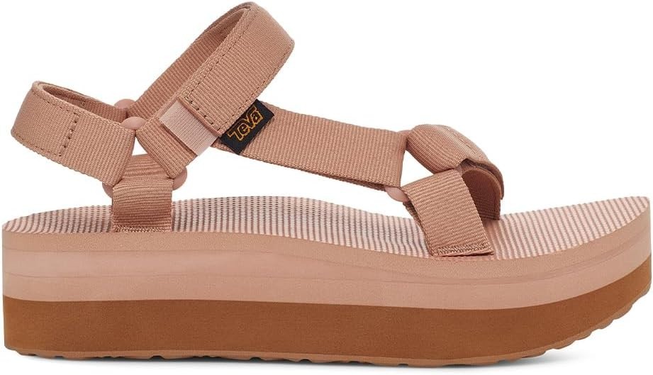 TEVA MAPLE SUGAR/ LION FLATFORM UNIVERSAL PLATFORM SANDALS