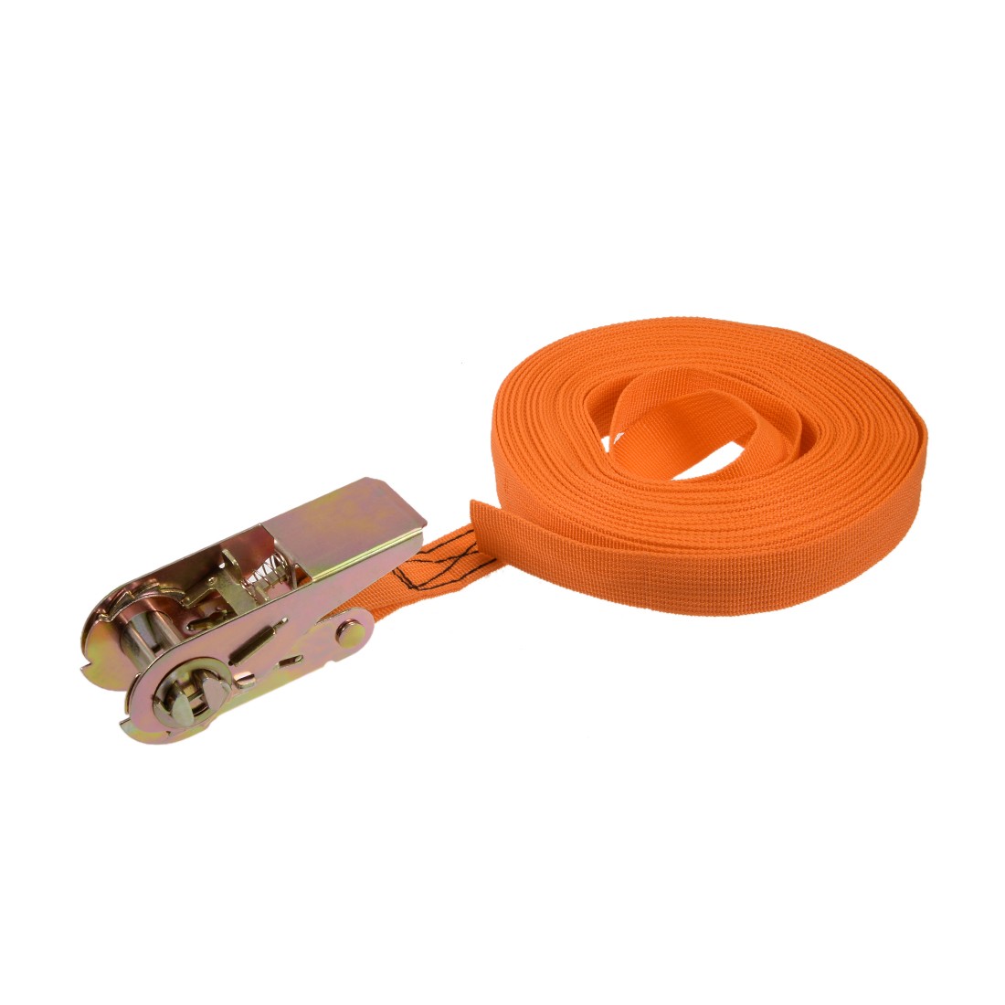 10M x 25mm Ratchet Tie Down Strap Cargo Lashing Straps 250Kg Work Load, Orange