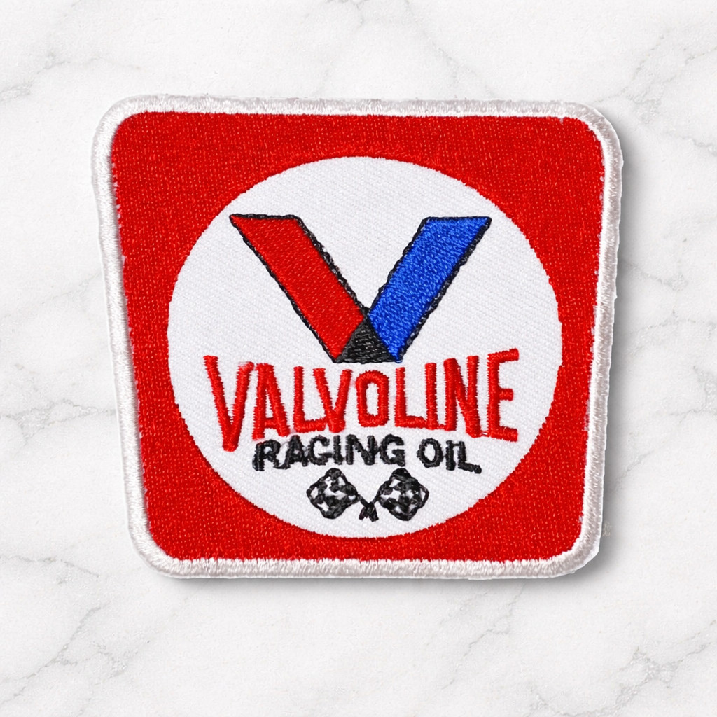 VALVOLINE RACING OIL Embroidered  Iron on Patch