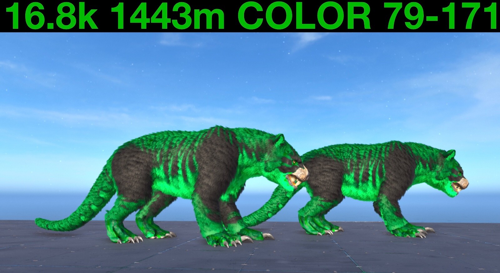 16.8k 1443m Thyla Ark Survival Ascended ASA PVE Xbox/PC/PS Thylacoleo