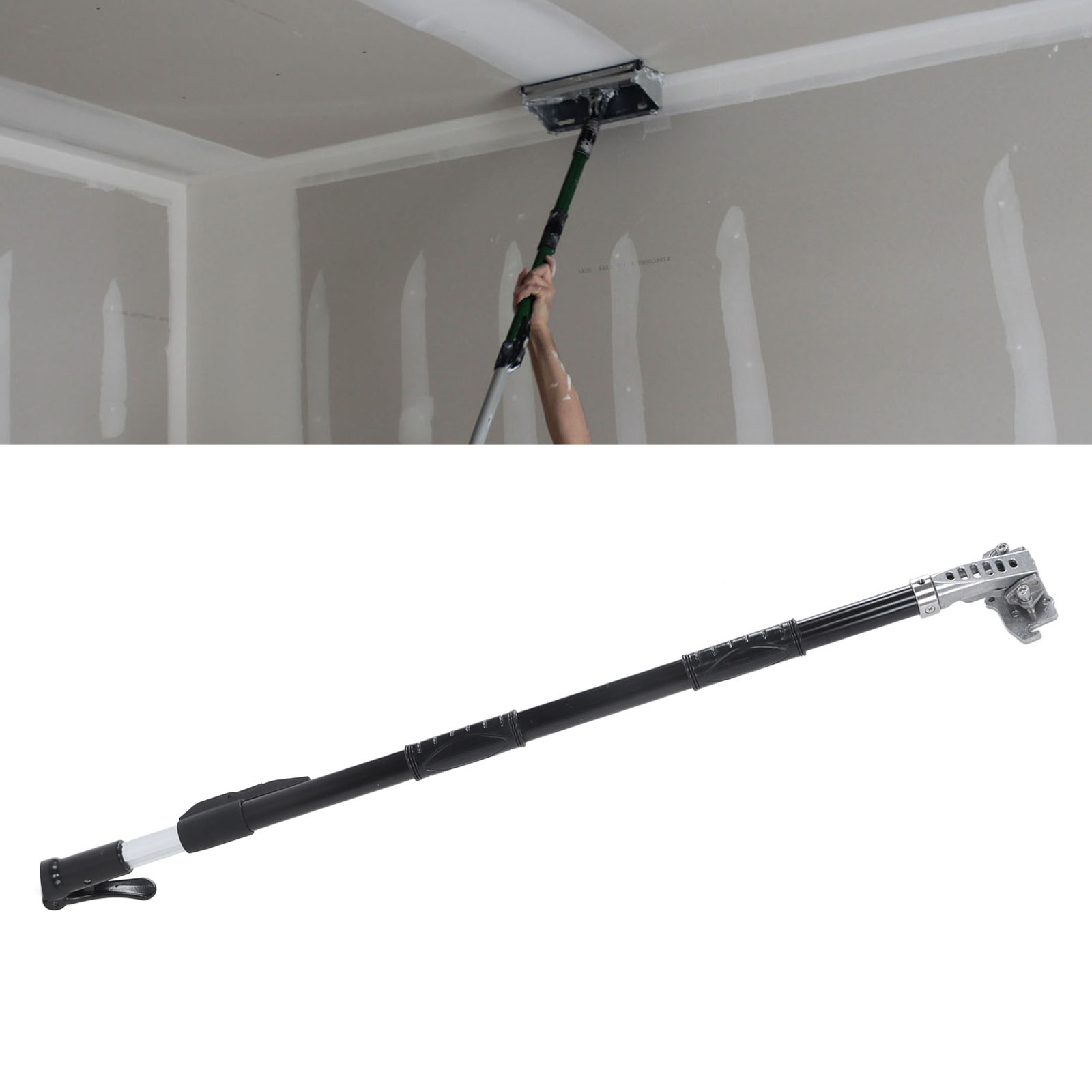 Retractable Flat Box Handle Adjustable Anodized Aluminum Wallboard Box Handle