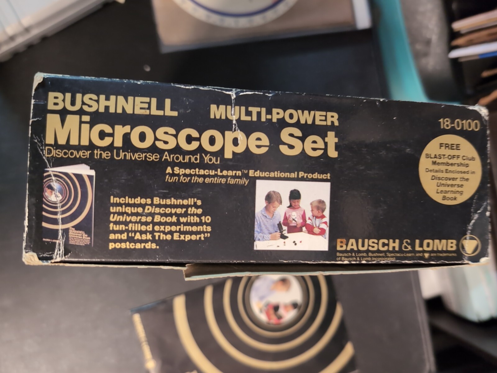 Vintage Bushnell Multi-Power Microscope Set Model 18-0100 In Original Box