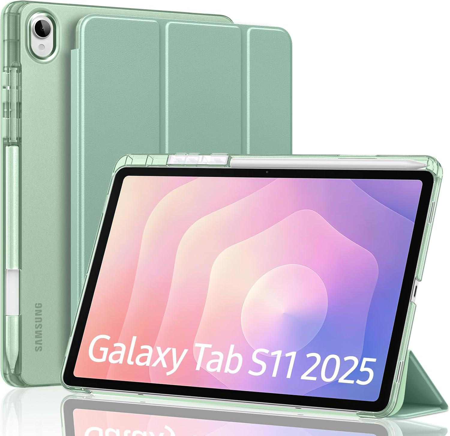 For Samsung Galaxy Tab S11 Case 11 Inch 2025 Slim PU Leather Stand Shell Cover
