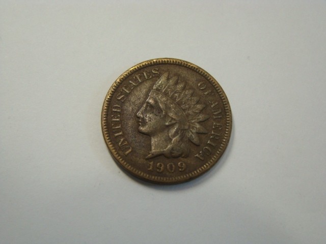 1909-S Indian Head Cent Key Date Fine 40731