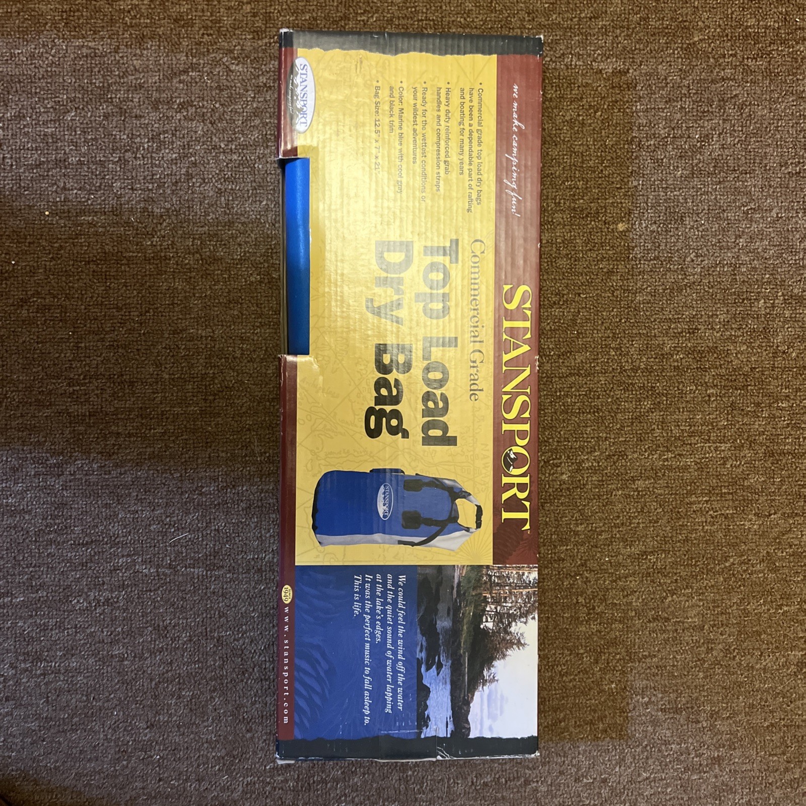 Stan sport top load dry bag Commercial Grade 12 1/2 X 7 X 21 ￼￼
