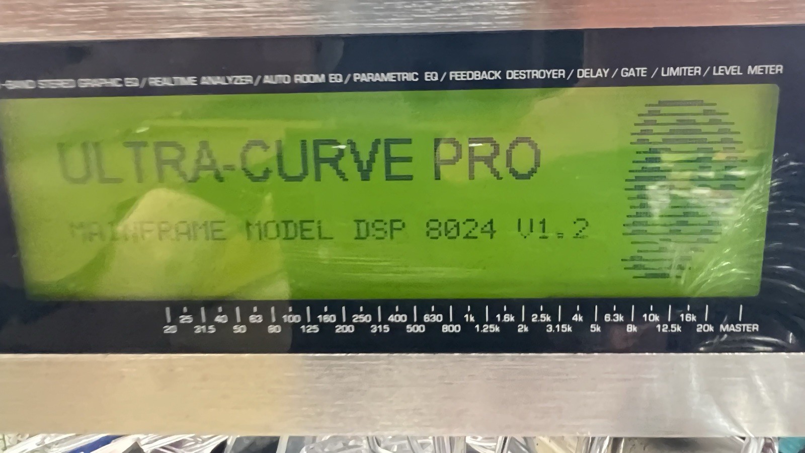 Vintage Behringer UltraCurve Pro DSP8024 RTA EQ Updated Ver 1.2