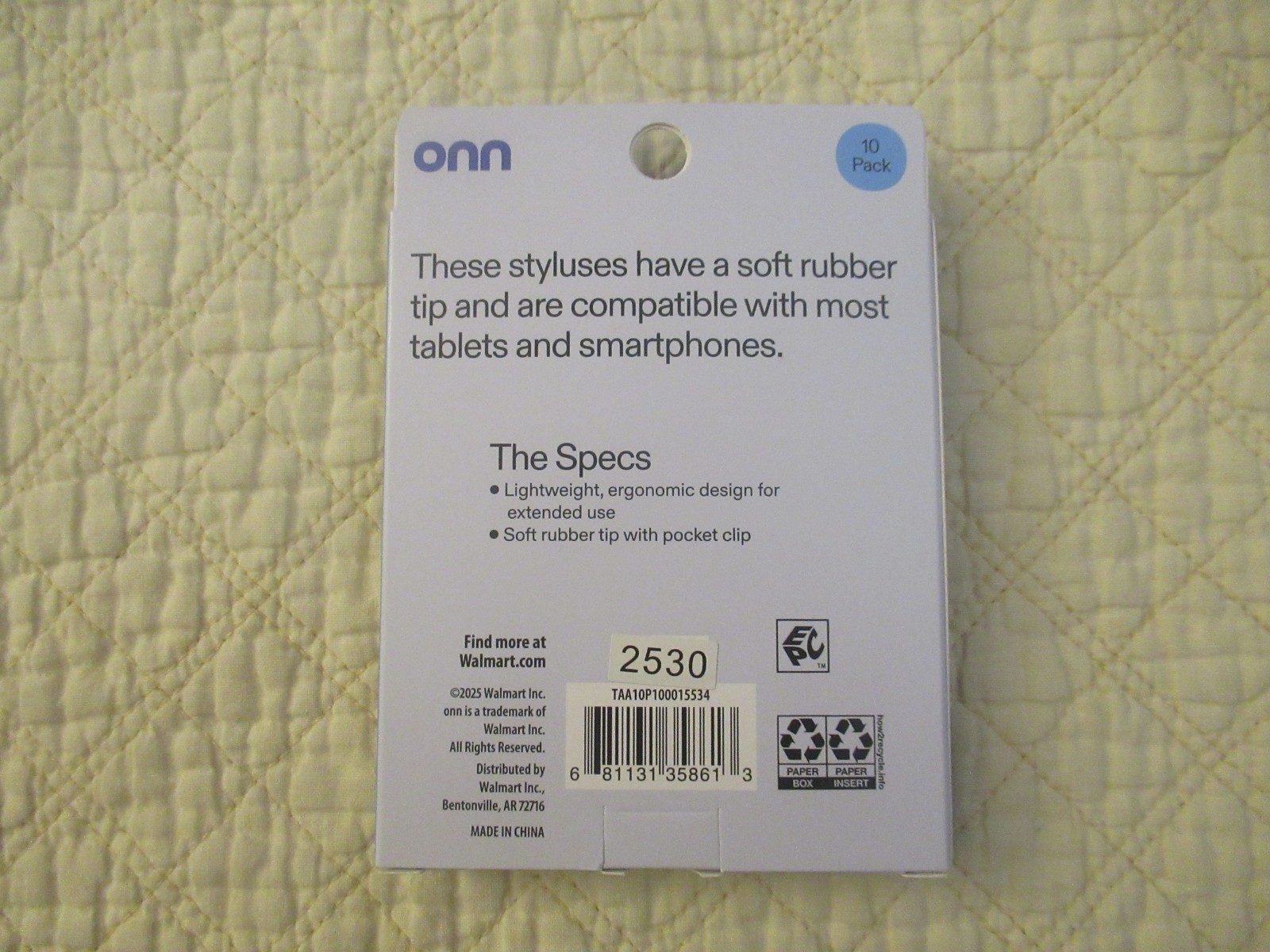 Onn Stylus Set (Anti-Scratch Tips) (7-Set)