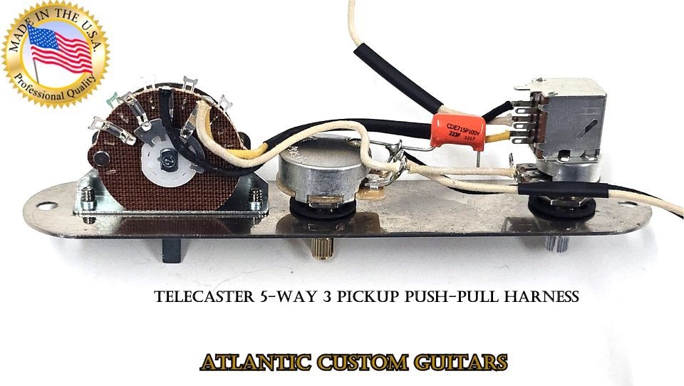 Telecaster 5-Way 3 pickup custom 7 Sound Wiring harness