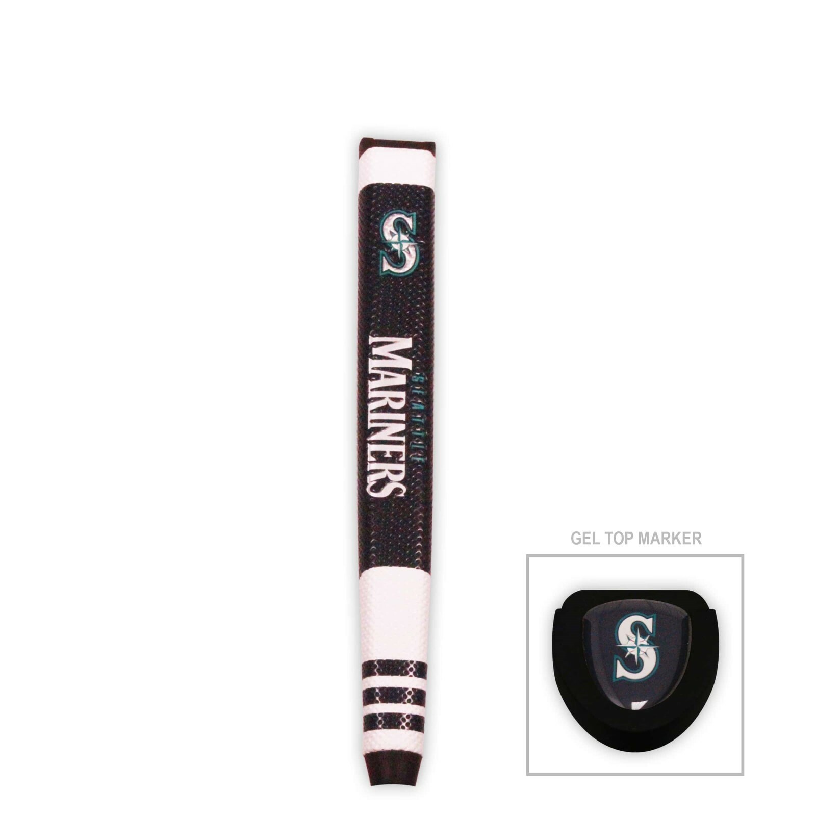 TOURMARK SEATTLE MARINERS TEAM GOLF OVERSIZED PISTOL PUTTER GRIP MLB Licensed