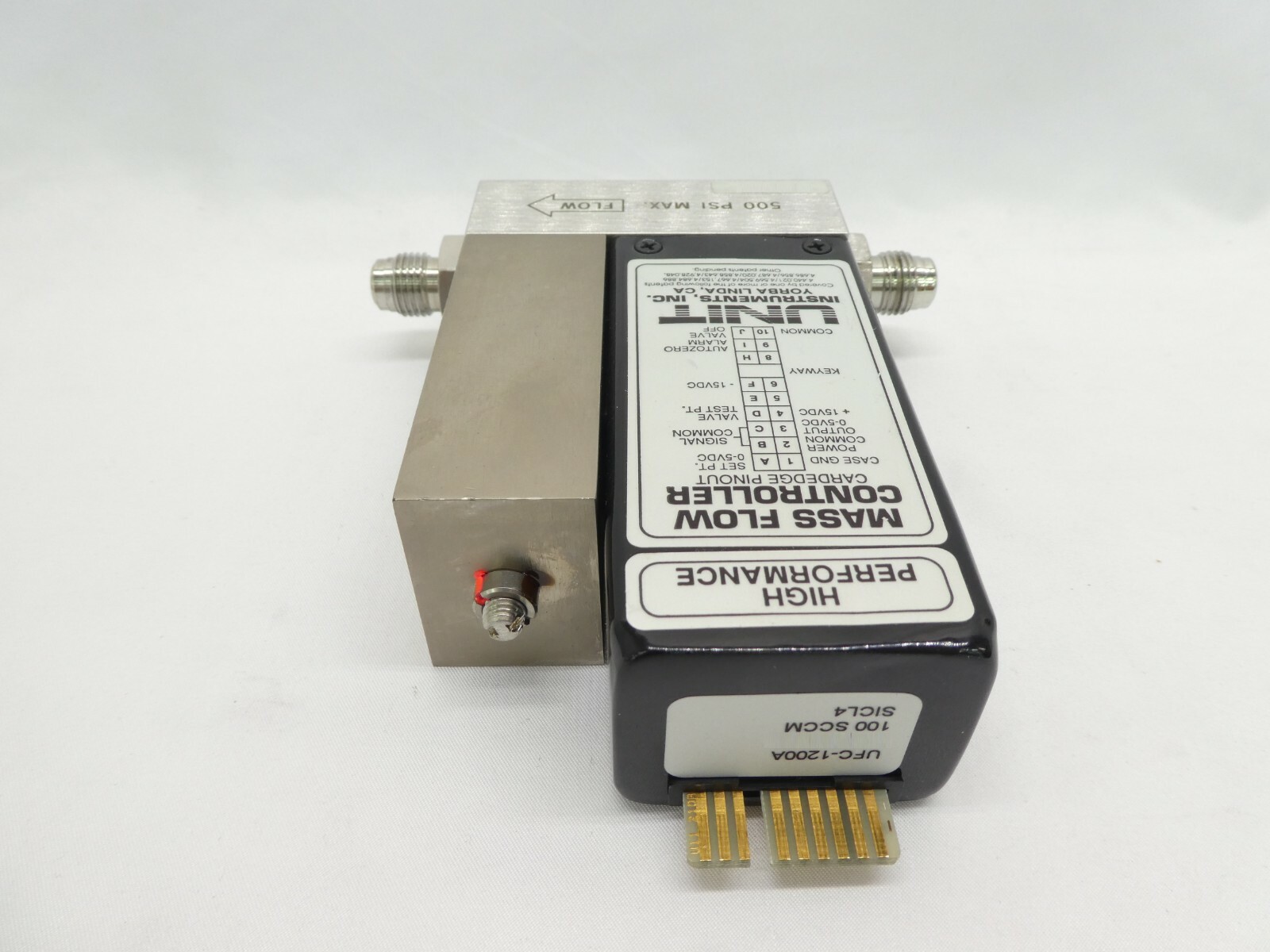 UNIT Instruments 1200-101288 Mass Flow Controller MFC UFC-1200A 100 SCCM SiCl4